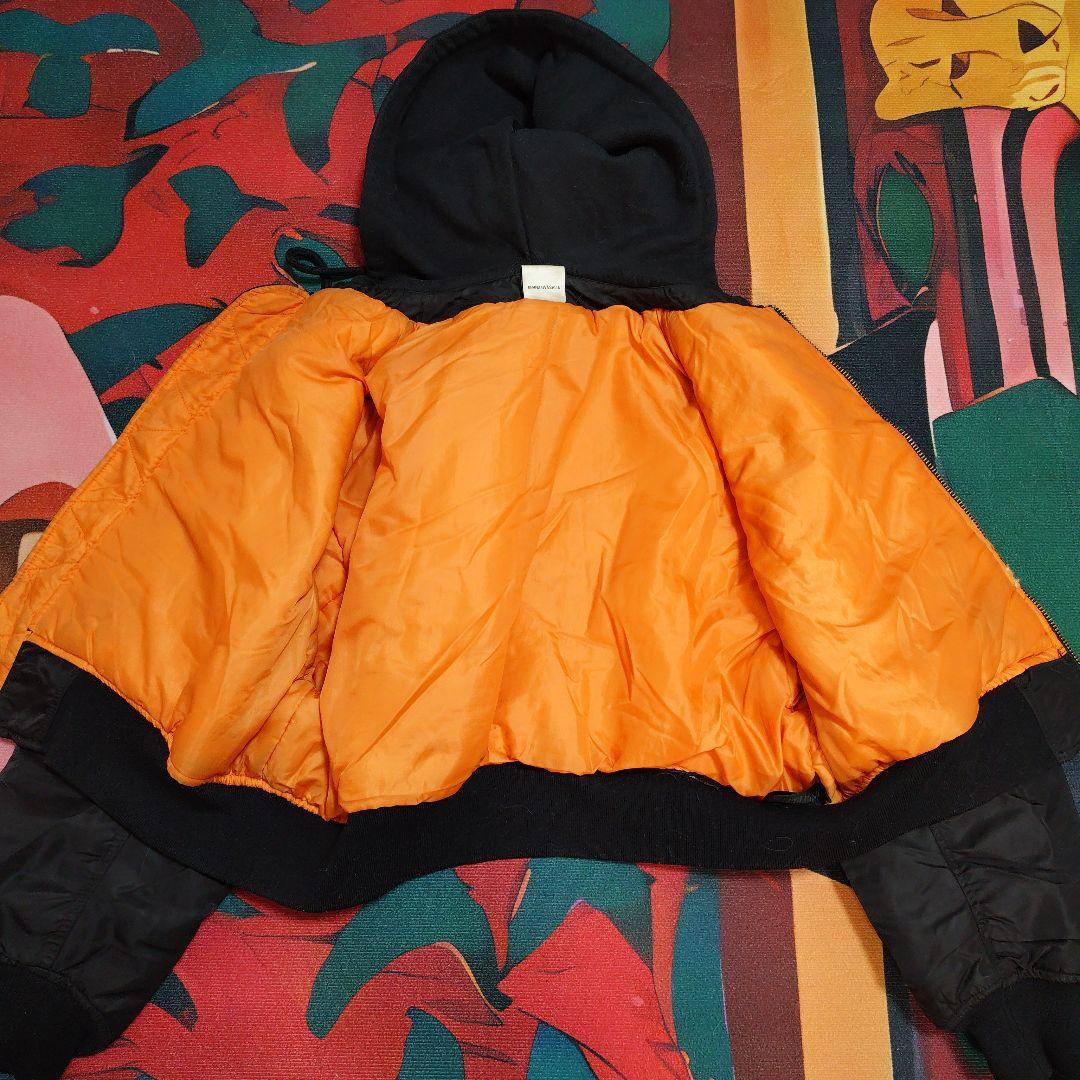 【難有り】VETEMENTS ヴェトモン短丈 bomber jacket