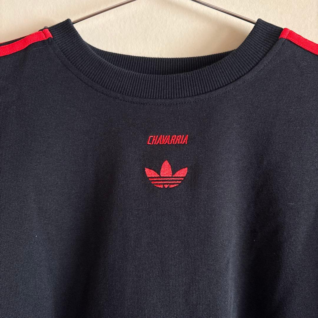 adidas Willy Chavarria Tシャツ 黒/赤
