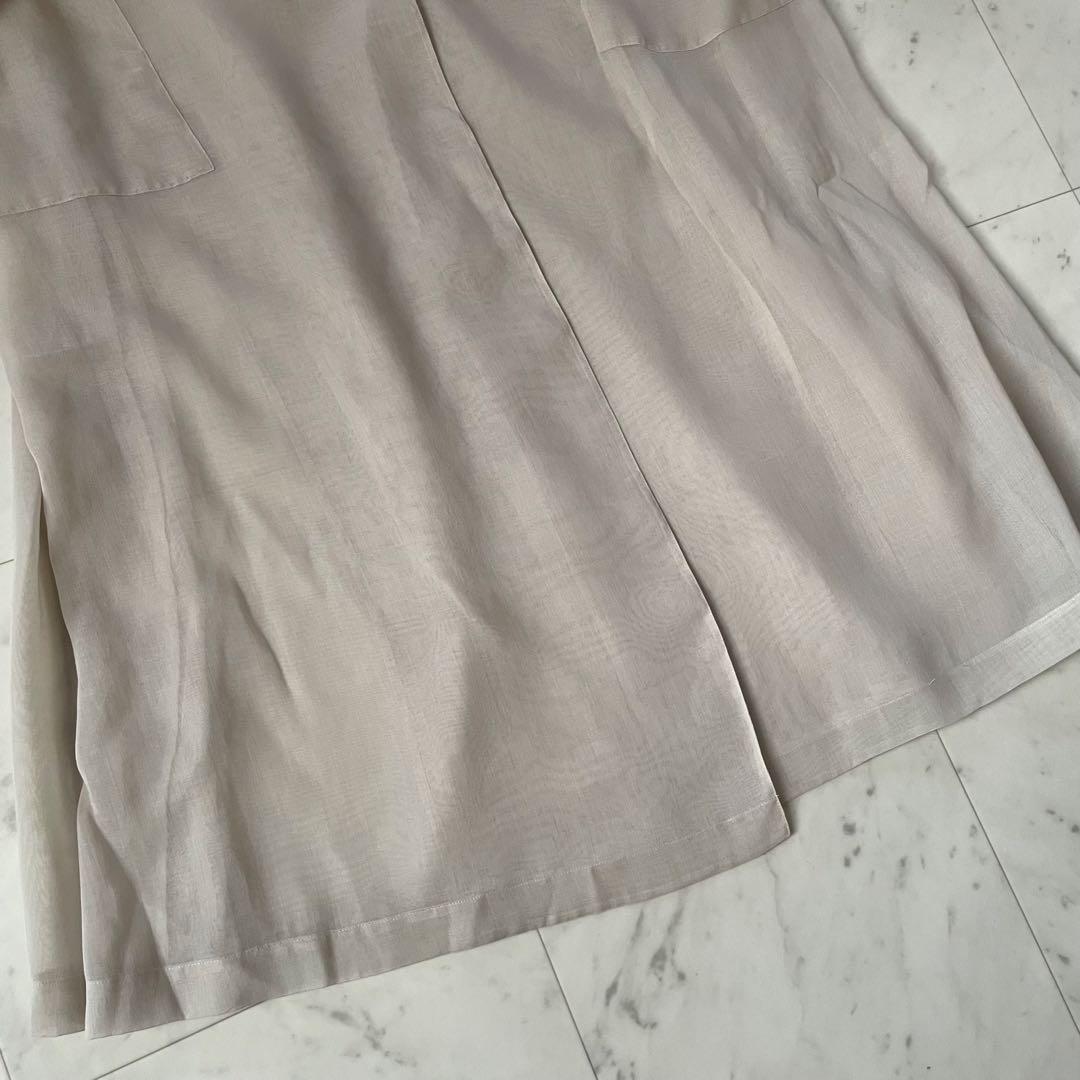 美品✨エブール オーガンジー シースルー シアー トレンチコート
