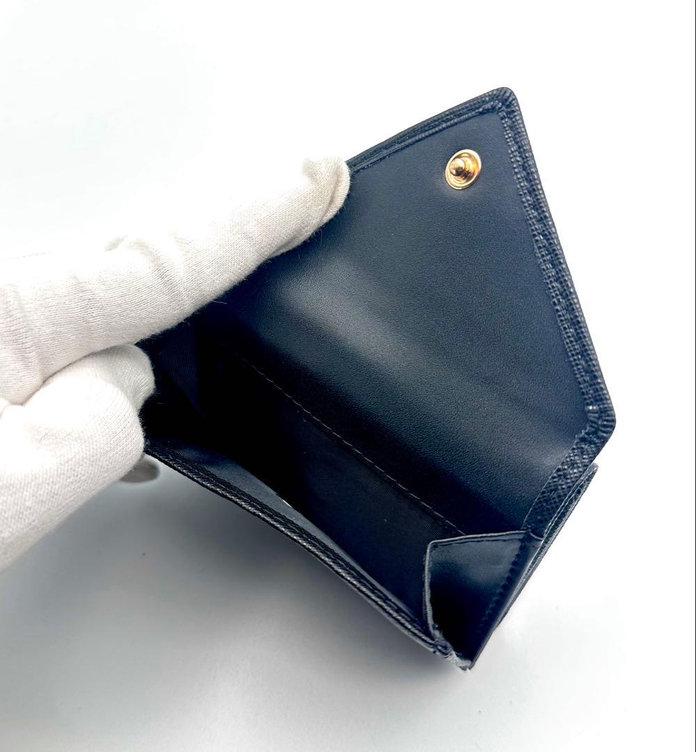 【新品★希少】Vivienne Westwood 三つ折り財布 ブラック/黒