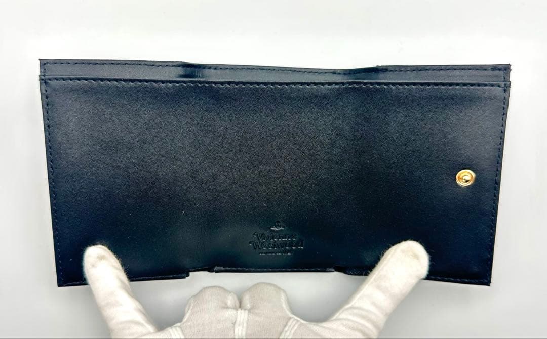 【新品★希少】Vivienne Westwood 三つ折り財布 ブラック/黒