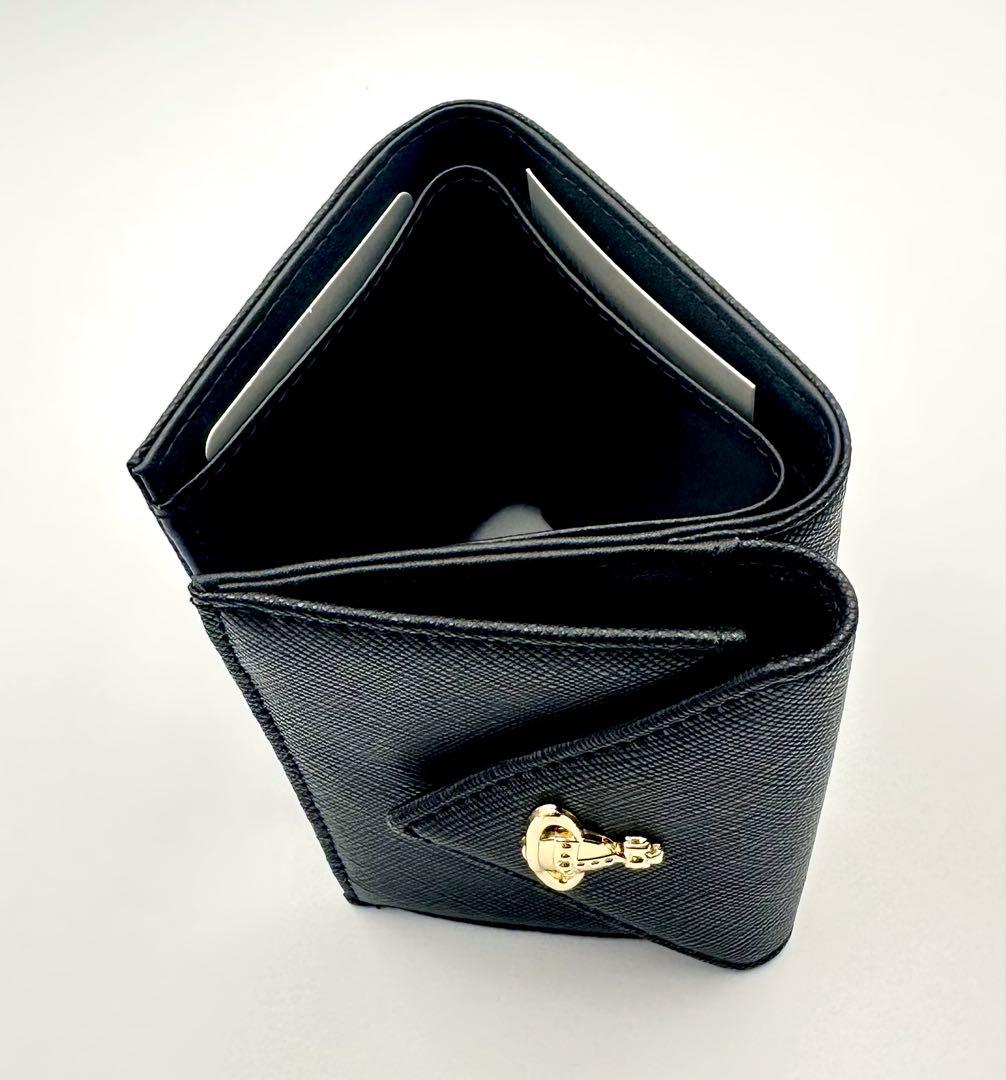 【新品★希少】Vivienne Westwood 三つ折り財布 ブラック/黒