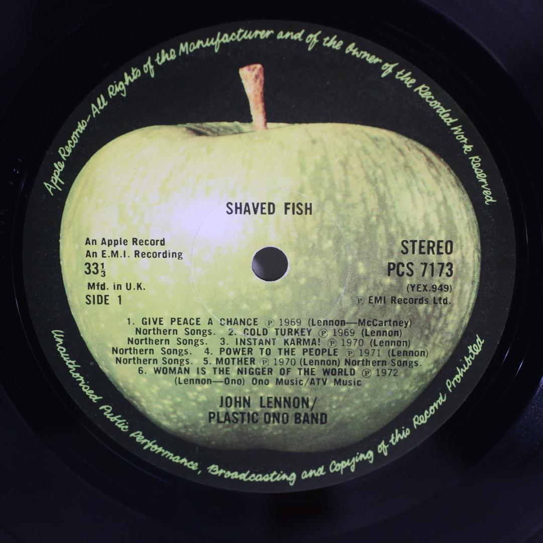 英 John Lennon PlasticOnoBand Shaved Fish