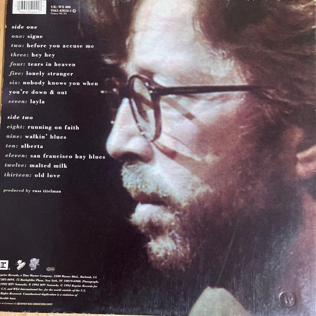 Eric Clapton Unplugged レコード
