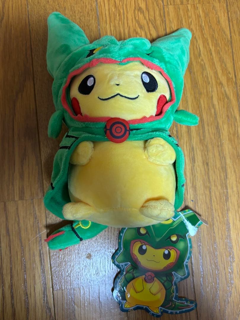 ポケモンセンタースカイツリー　ピカチュウぬいぐるみ　レックウザ