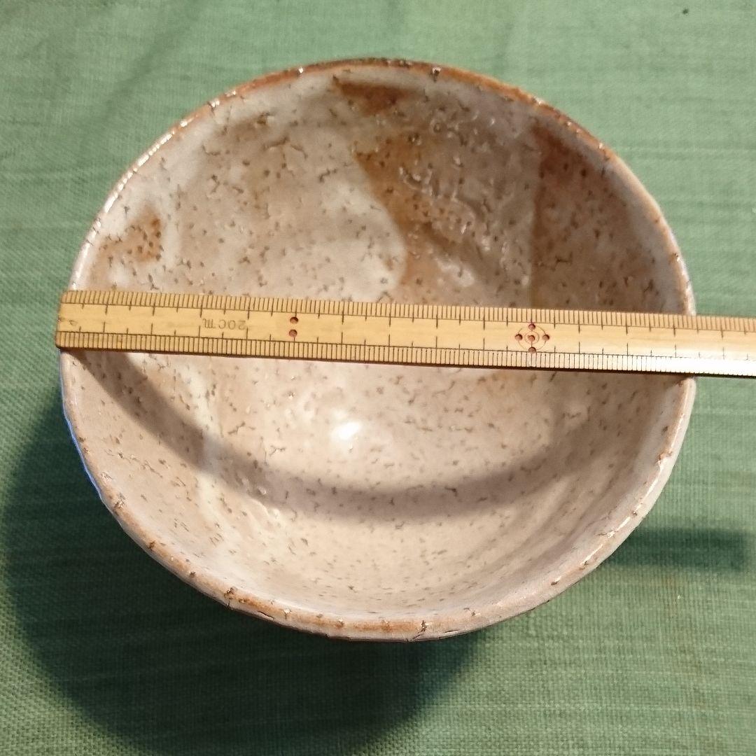 柴左近　　　338) 抹茶椀(2) 萩焼 松林庵 玉村 登陽 作