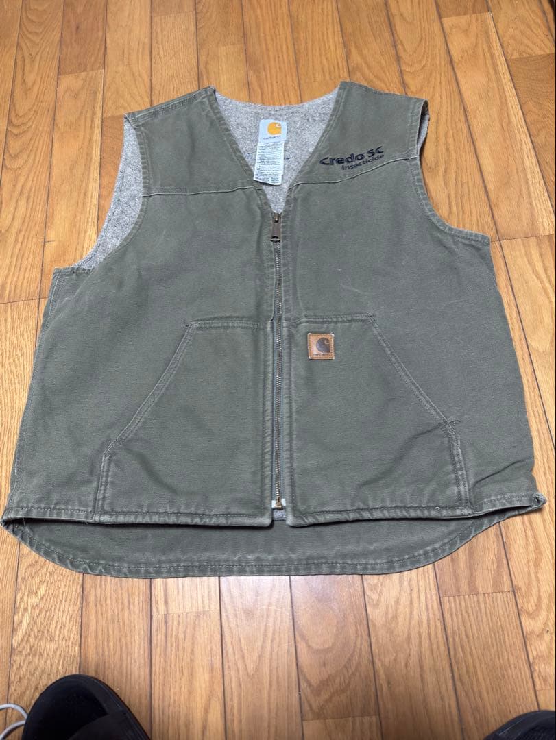 Carhartt オリーブグリーン ベスト