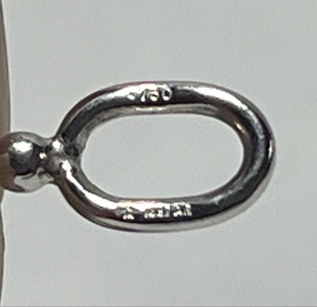 GUCCI ボールチェーンネックレス　K18WG
