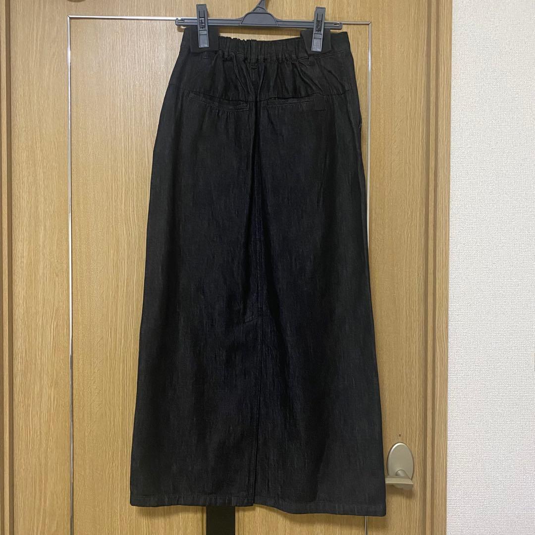 crewre ミニマルIラインデニムスカート black size1
