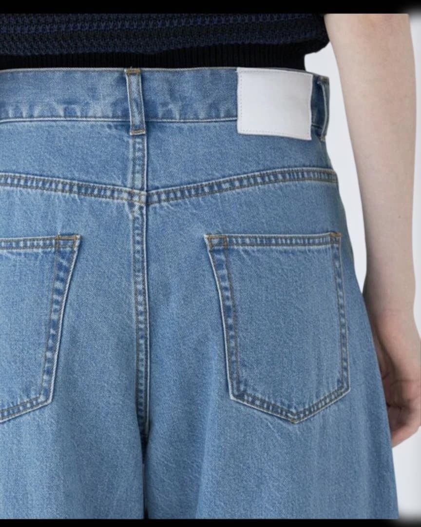 MACPHEE マカフィー パールデニム コクーンテーパードパンツ 36サイズ