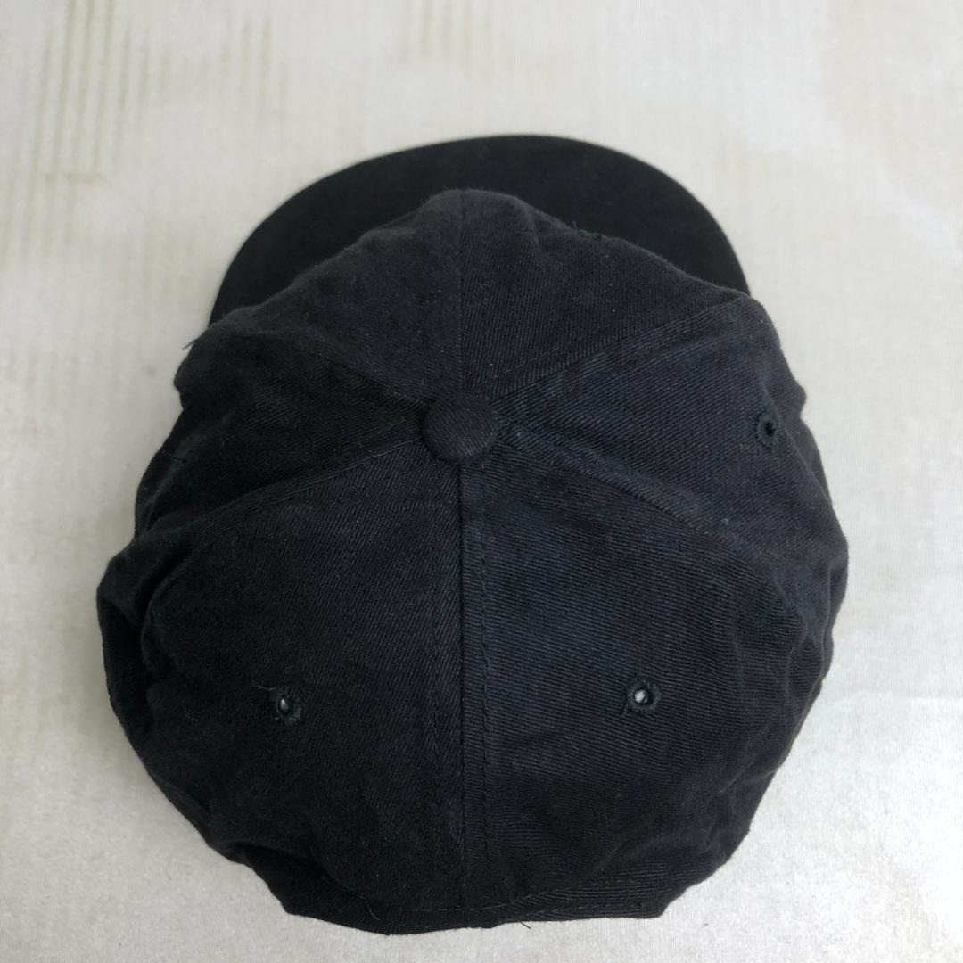 【まとめ割】YOUR Basic HAT ビンテージ 6パネル キャップ 黒
