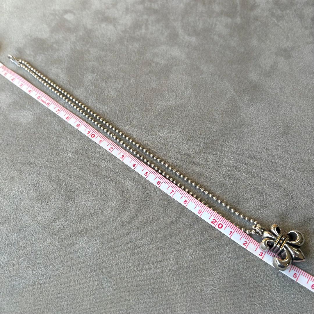 フルールドリス necklace ball chain silver925刻印