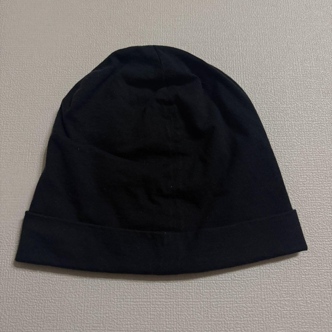【レア✨】ヴィヴィアンウエストウッド オーブ刺繍 コットン ビーニー 帽子 黒