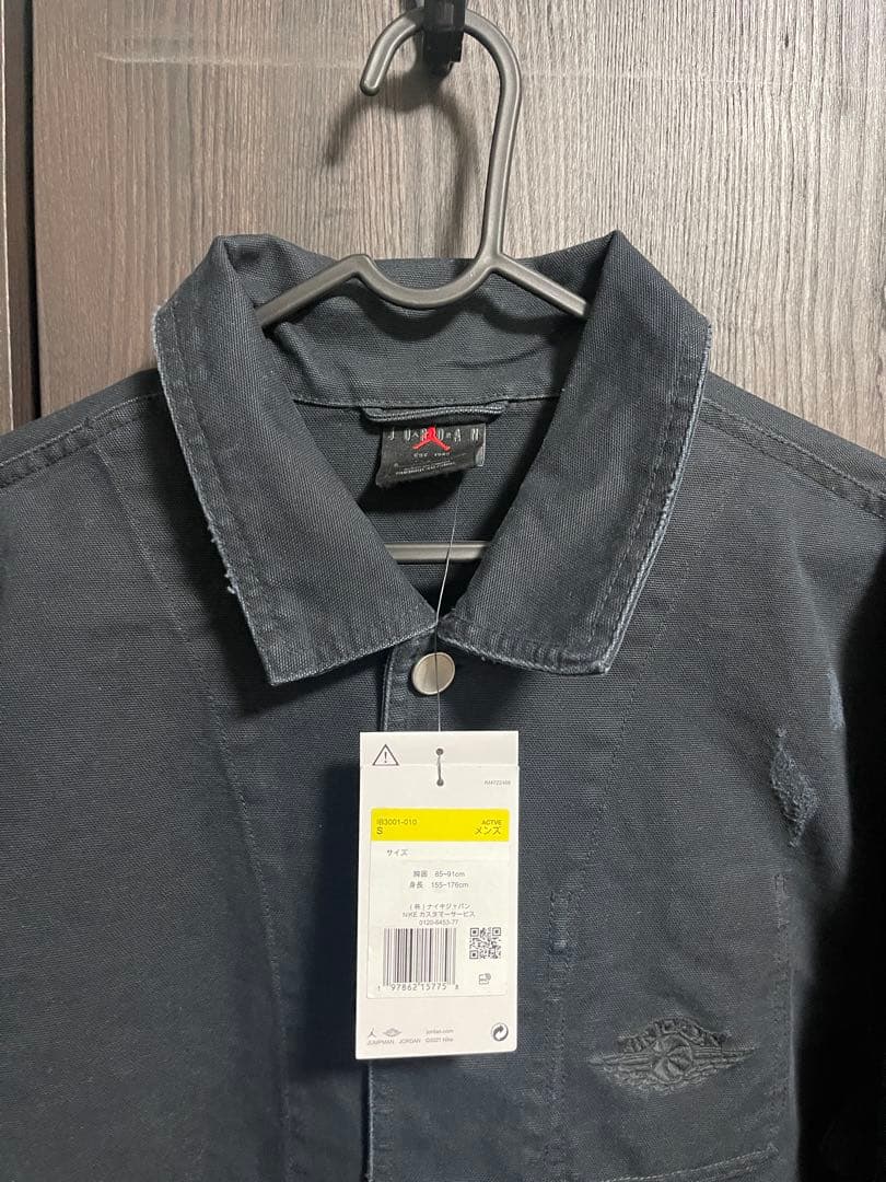 【新品未使用】JORDAN ジョーダン　レアエア　シカゴ　ジャケット　黒　S