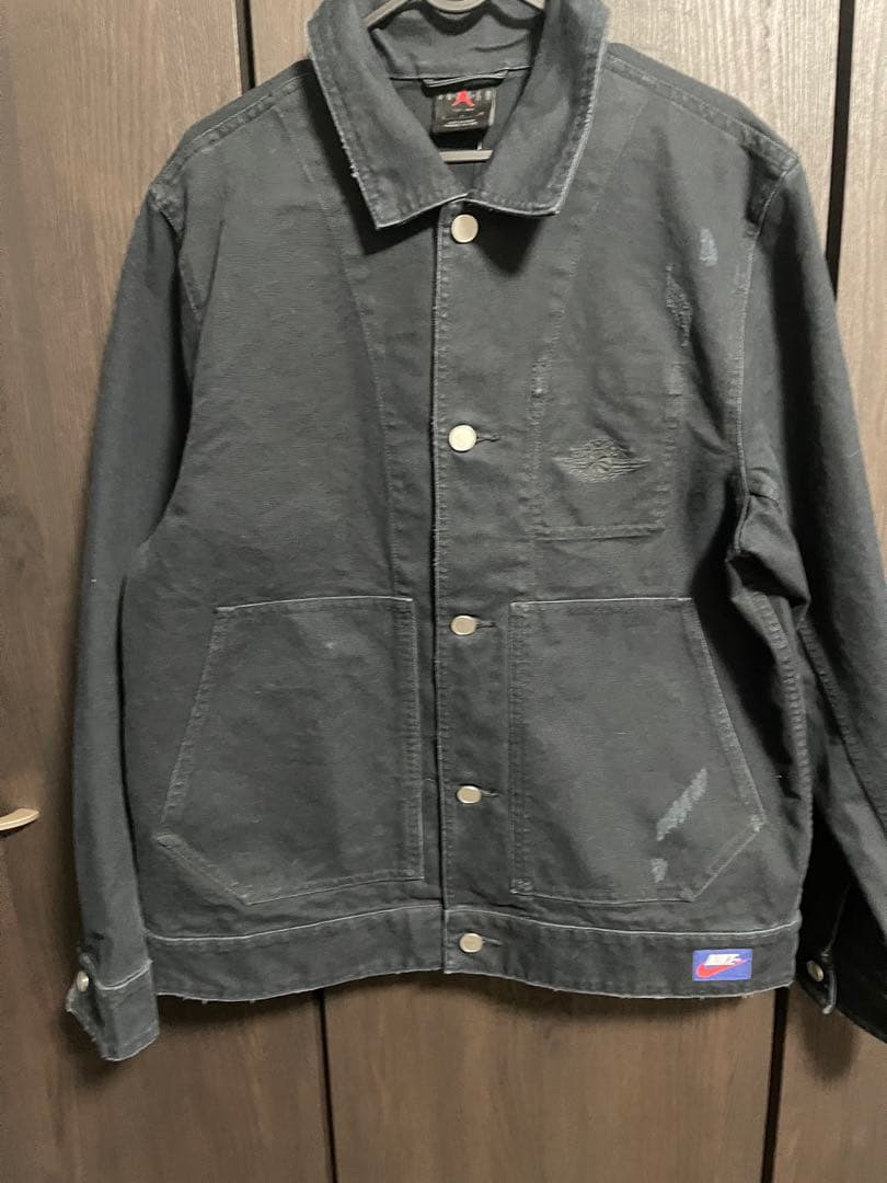 【新品未使用】JORDAN ジョーダン　レアエア　シカゴ　ジャケット　黒　S