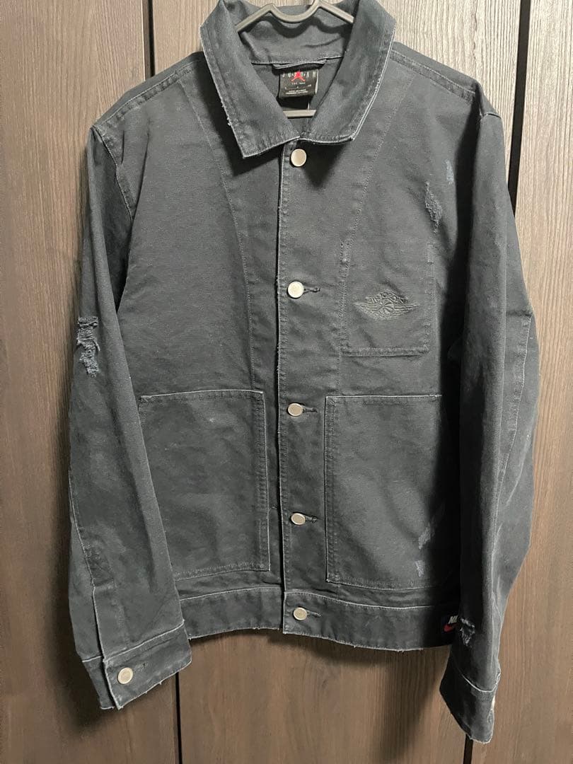 【新品未使用】JORDAN ジョーダン　レアエア　シカゴ　ジャケット　黒　S