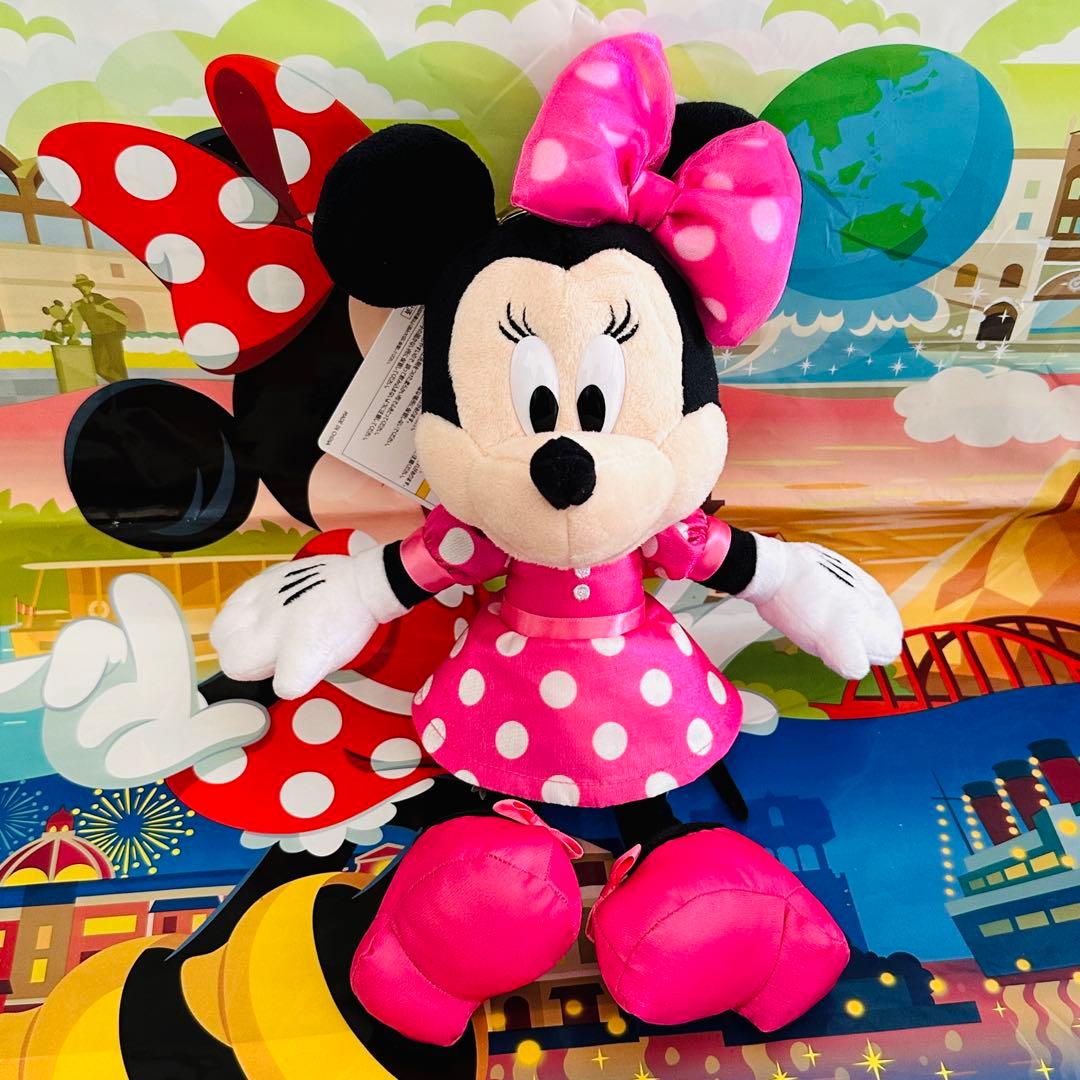 ディズニーリゾート　ミニー　ぬいぐるみチャーム