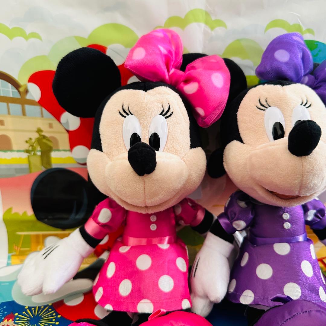 ディズニーリゾート　ミニー　ぬいぐるみチャーム