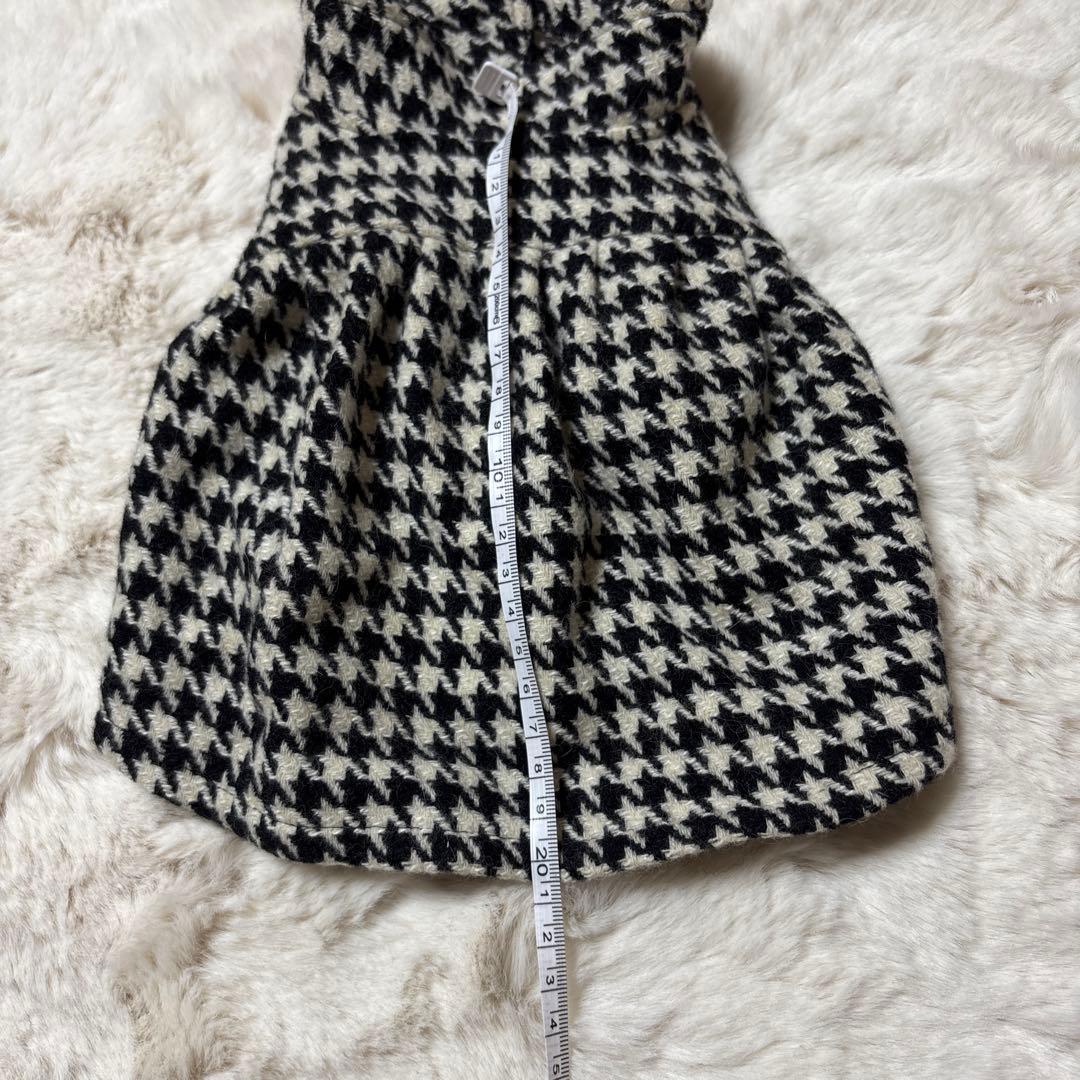 アトリエgg ハウンドトゥースパターン犬服　マフラー付き