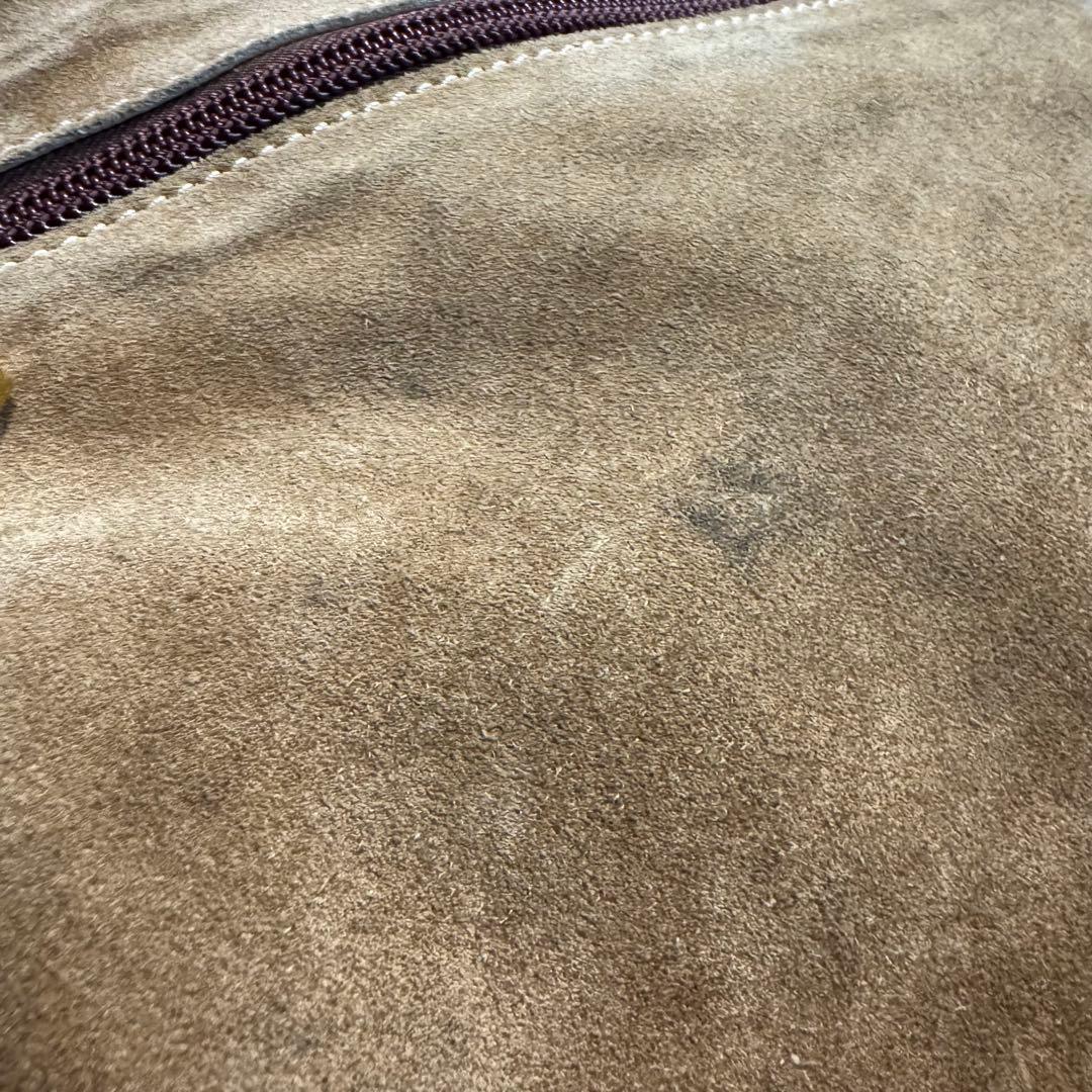 LOEWE ボストンバッグ　ショルダー　スエード　レザー　カラー(ブラウン)