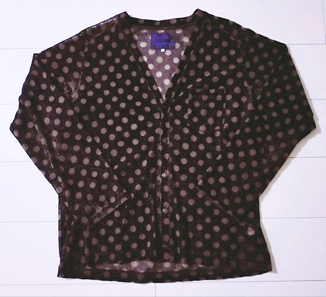 D221701 NEEDLES SPORTSWEAR ドット柄 カーディガン