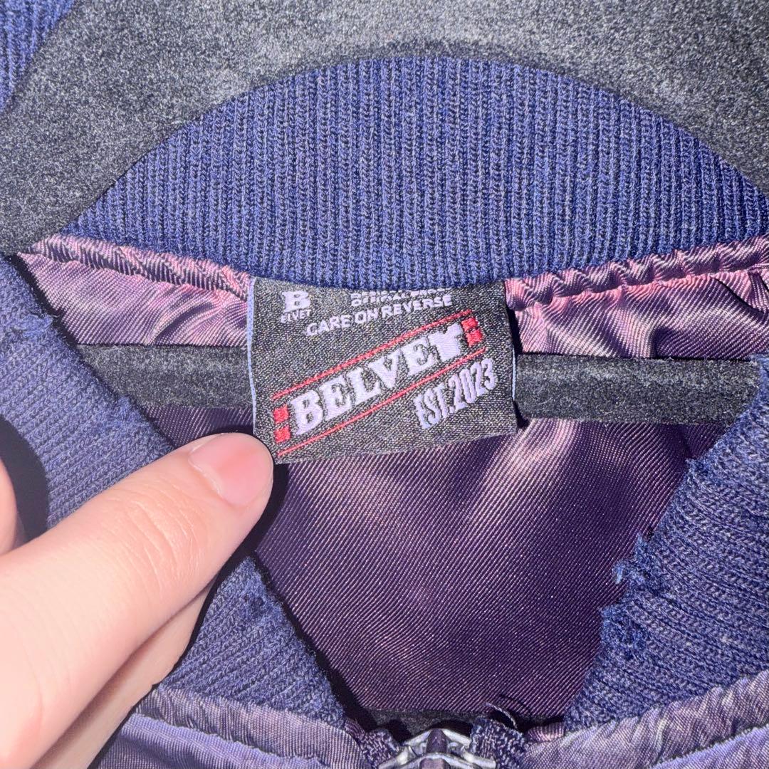 ジャケット・アウター BELVET Faded MA-1 Bomber Jacket blue