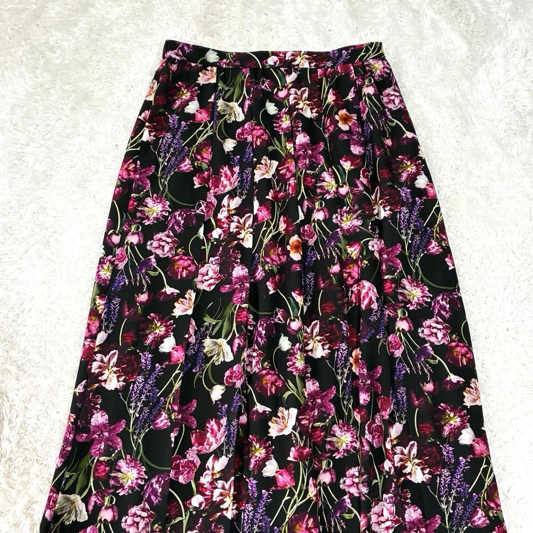 美品♡ シビラ　フォトプリント　プリーツデザイン　スカート　幻想的