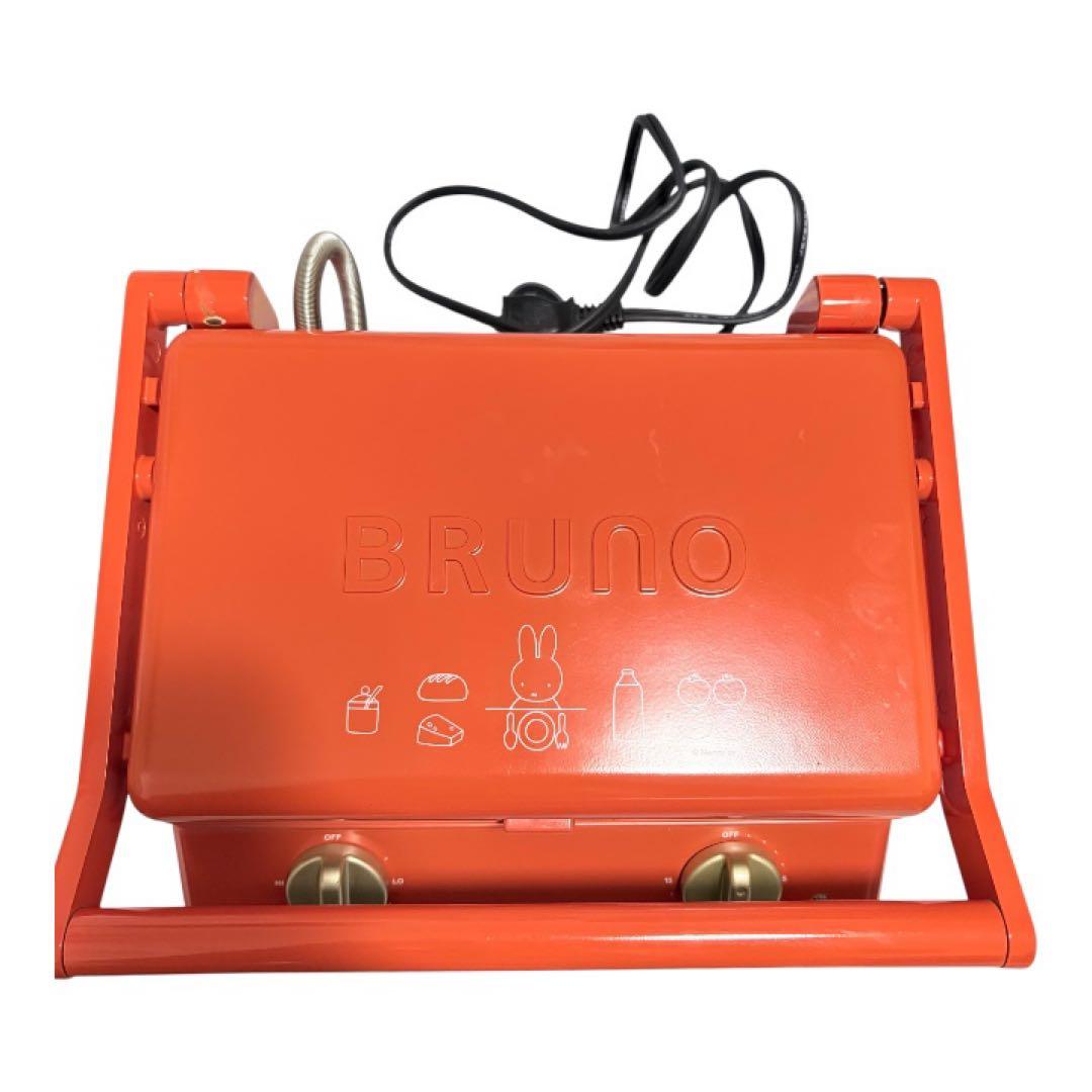 BRUNO ホットサンドメーカー ミッフィー付 プレート多数 動作品