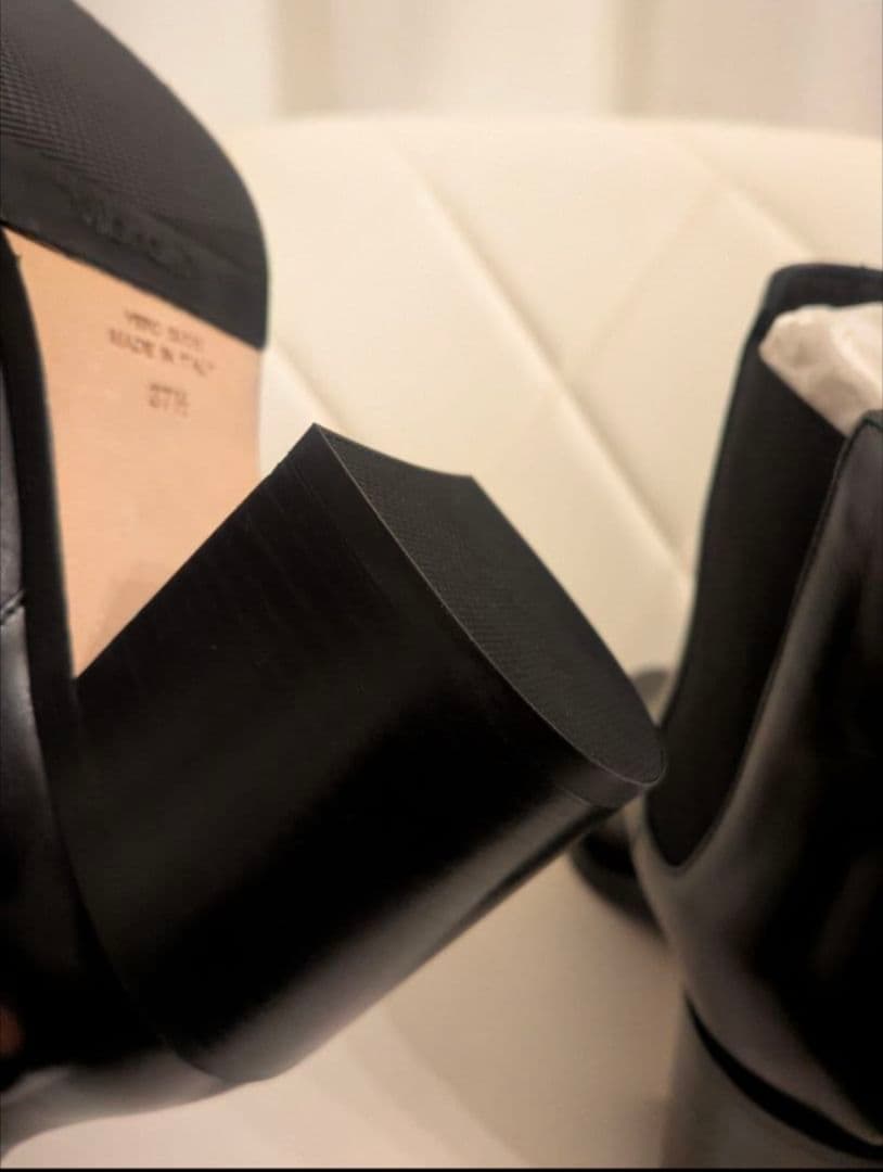 新品 LucaGrossi サイドゴアショートブーツ イタリア製　37.5/24