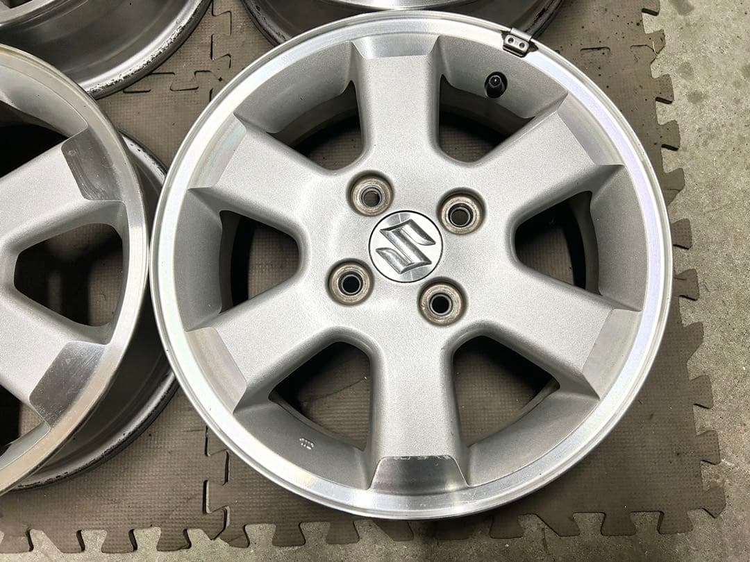 【美品！】エブリィワゴンPZターボスペシャル　純正アルミ14インチ　４本セット