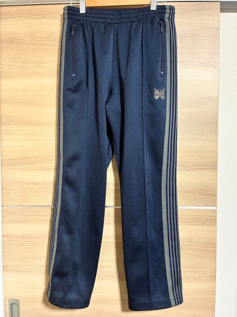 Needles Narrow Track Pant - ネイビー JO223