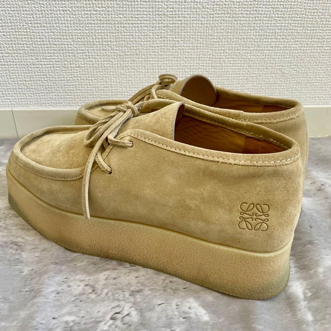 LOEWE プラットフォーム ワラビー 厚底 41 スエード 25.5㎝