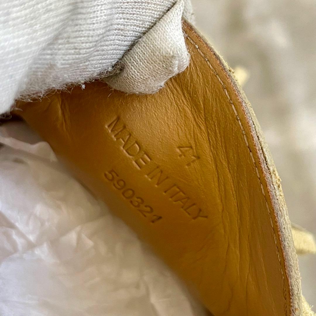 LOEWE プラットフォーム ワラビー 厚底 41 スエード 25.5㎝