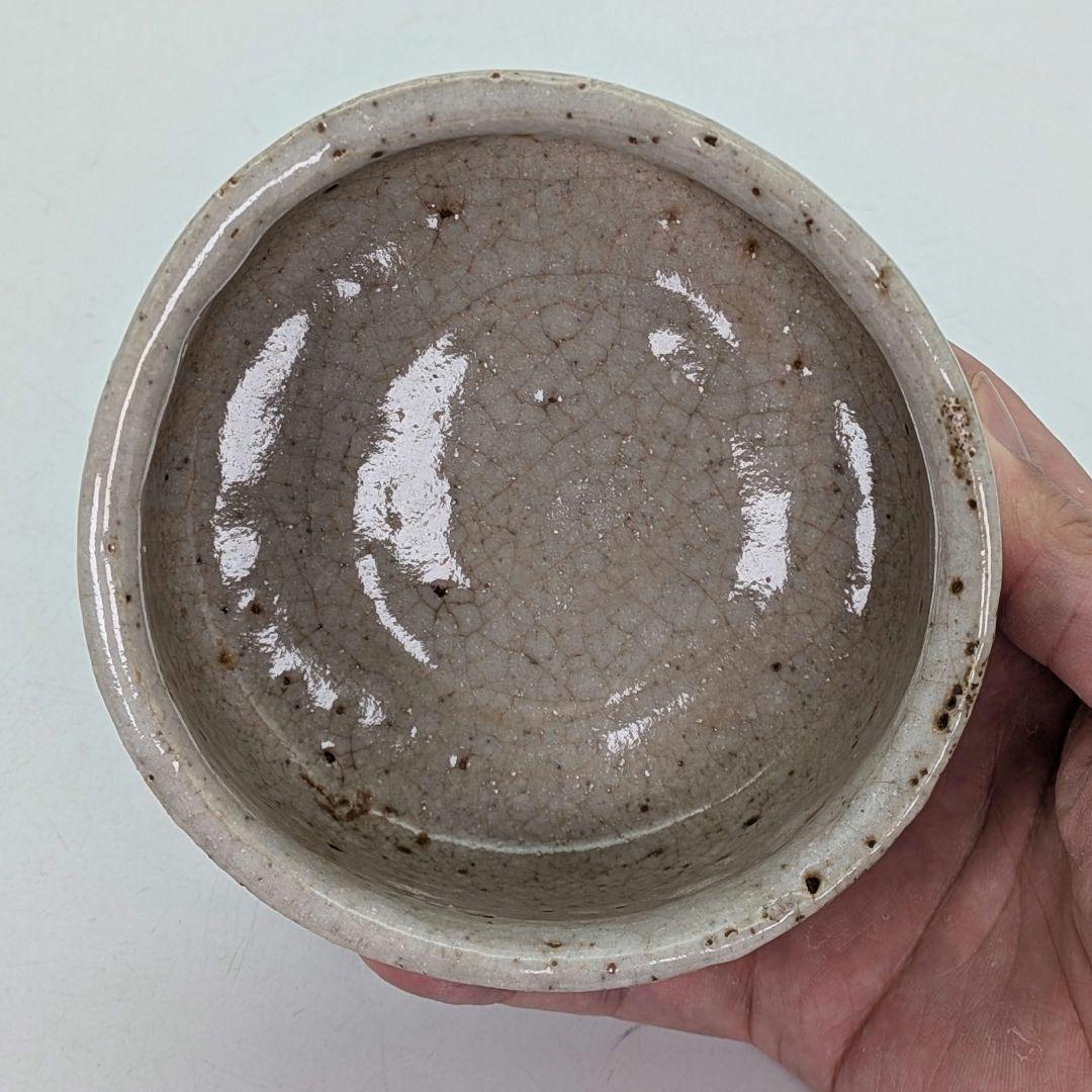愛知県指定無形文化財 龍窯 加藤舜陶 八つ橋志野茶盌 共箱共布栞 志野焼 美濃焼
