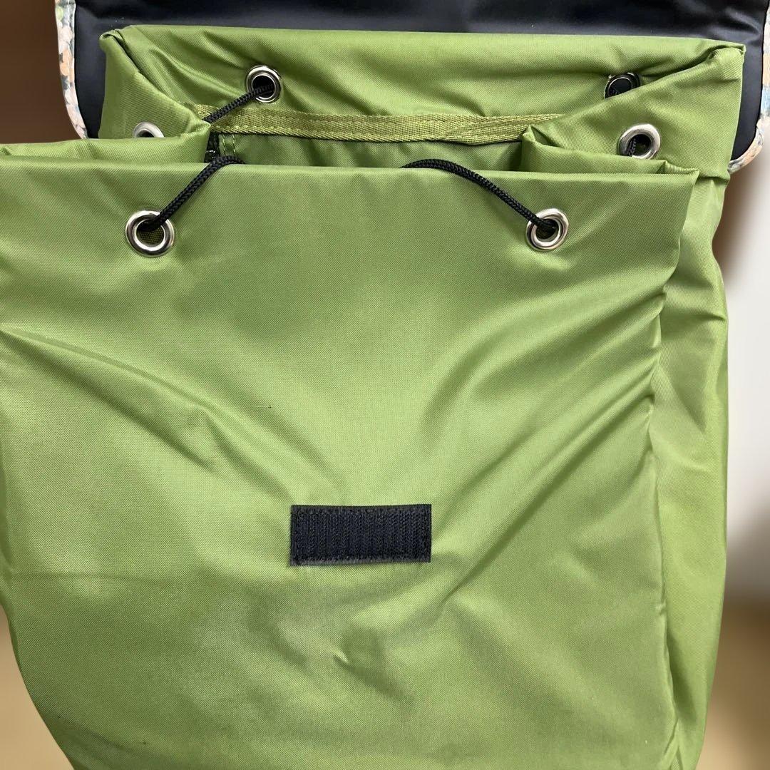 Carrylight 折りたたみキャリーカート グリーン・花柄　象印ウィズワン