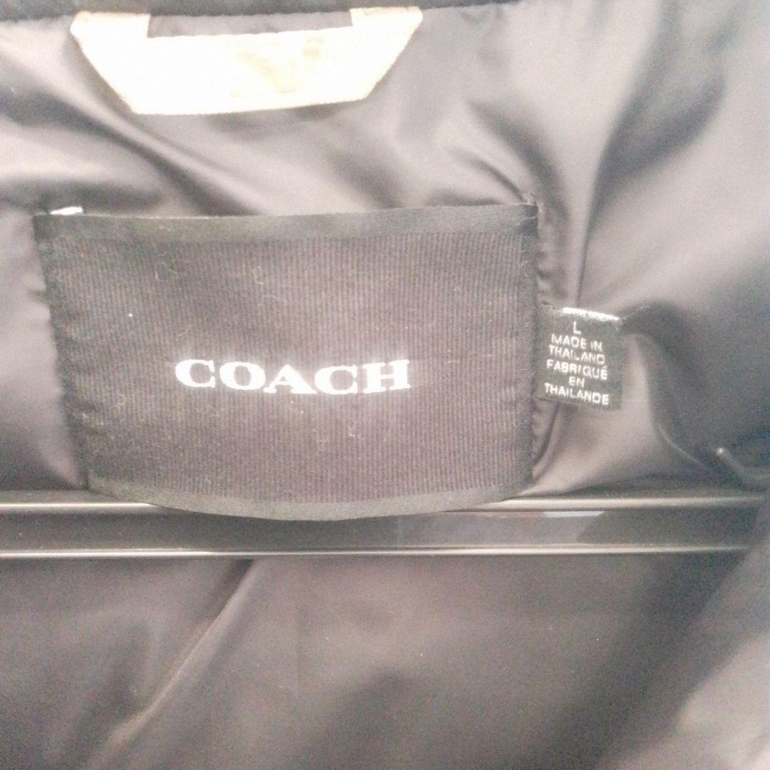 【中古品】COACH ダウンベスト Lサイズ