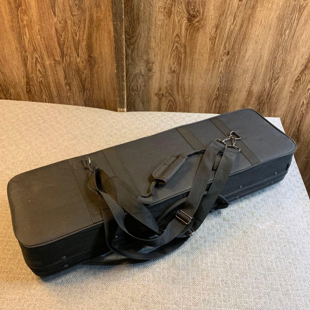 G269\" 沖縄 三味線 本体 ヘビ柄 専用ケース付き