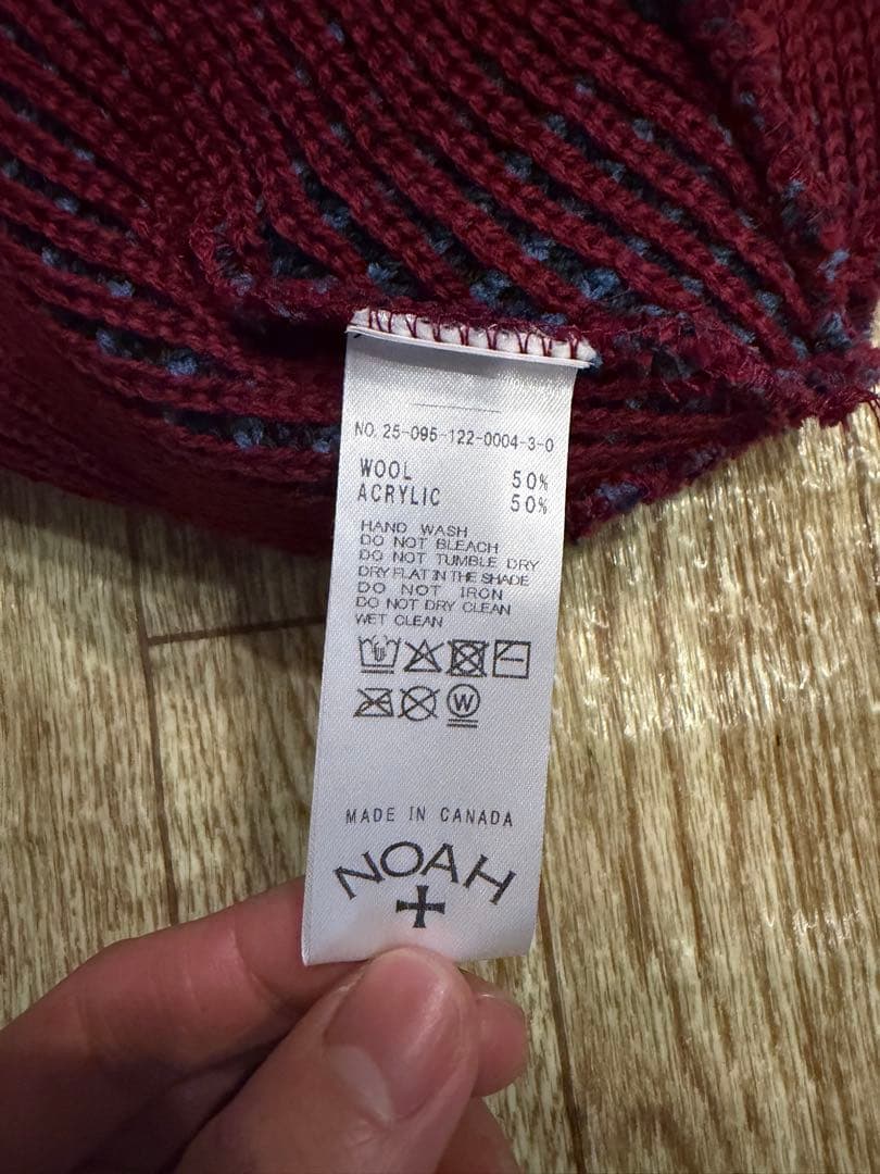 希少品 NOAH ニット帽