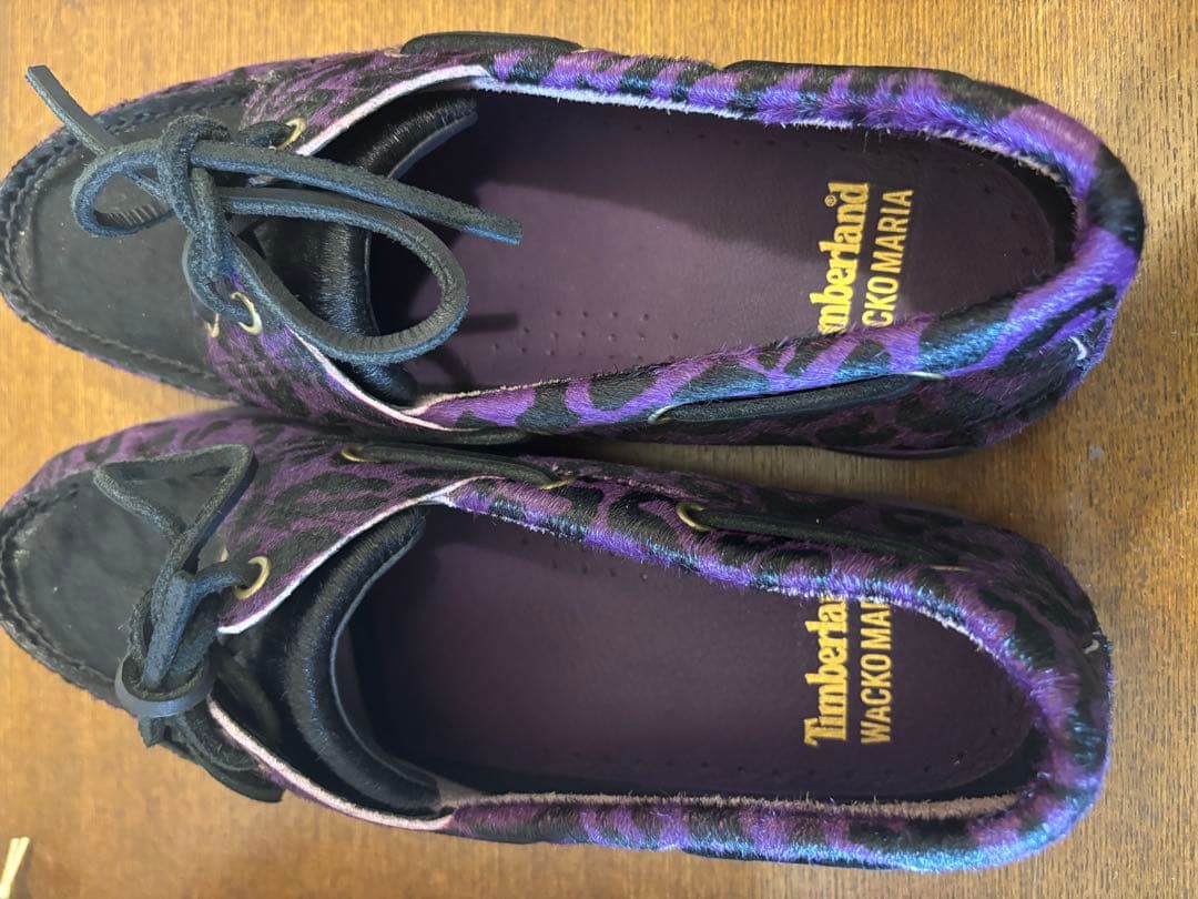 Timberland×ワコマリアレオパードデッキ　27.0cm