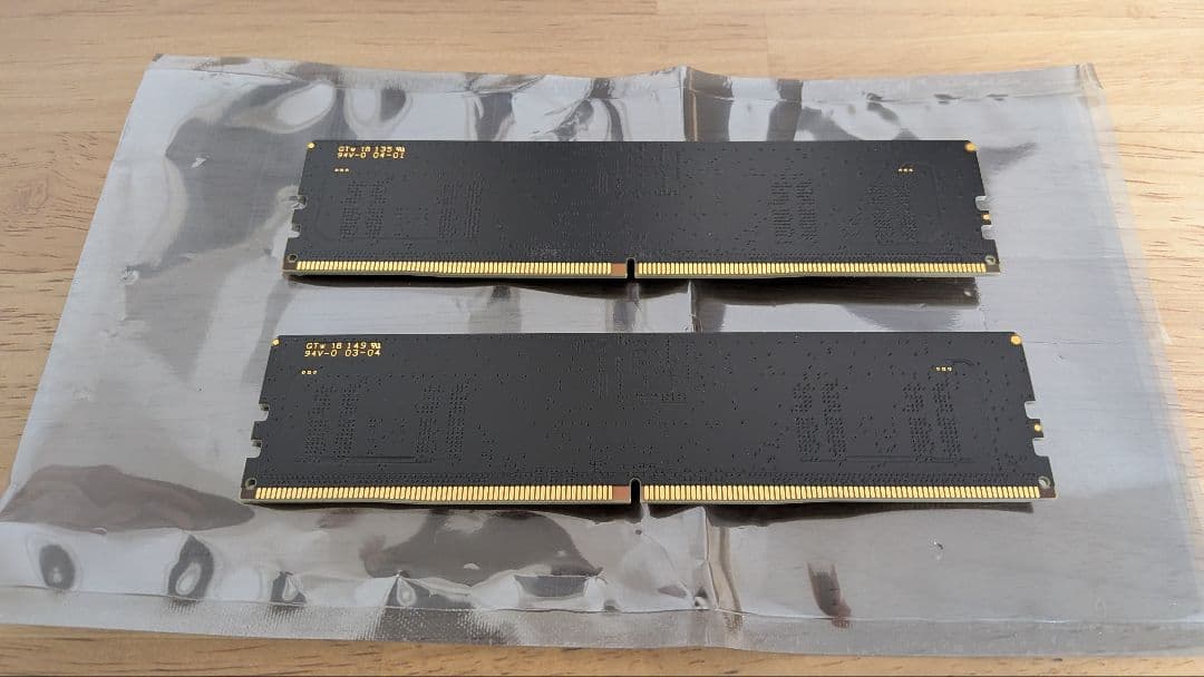 Crucial DDR5-4800 8GB メモリ 2枚組