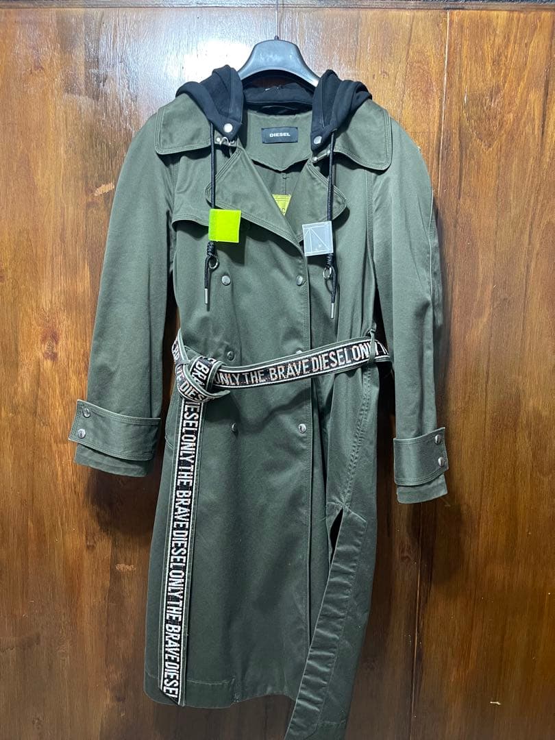 DIESEL ロングトレンチコート 美品