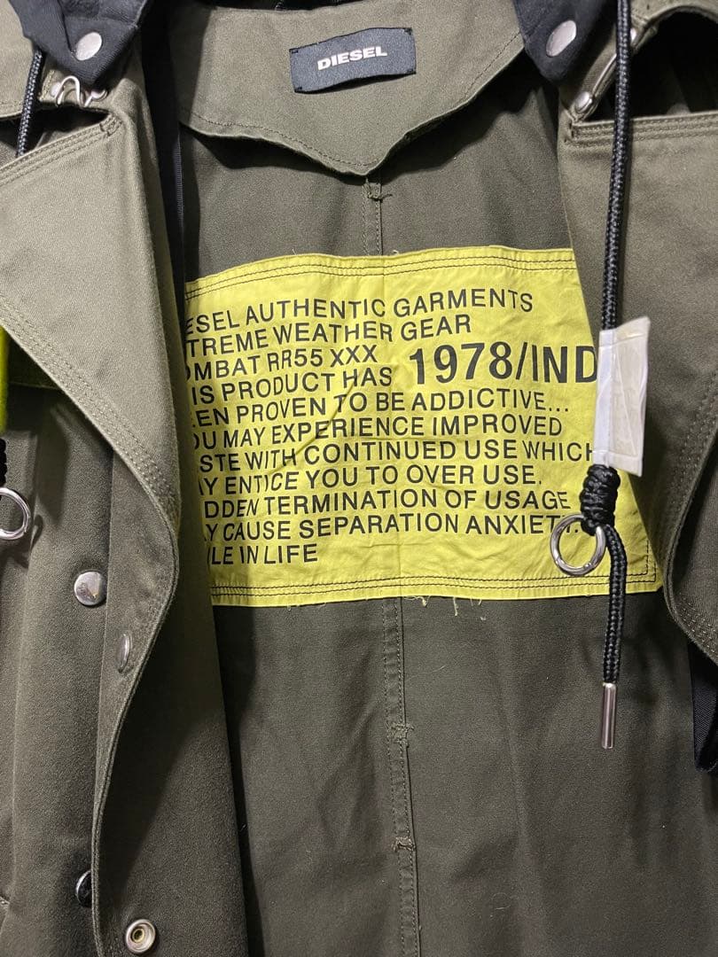 DIESEL ロングトレンチコート 美品