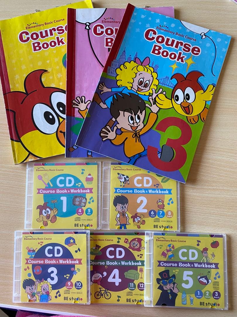 ベネッセ　Benesseの英語教室　小学生一年生　二年生　三年生　教科書とCD