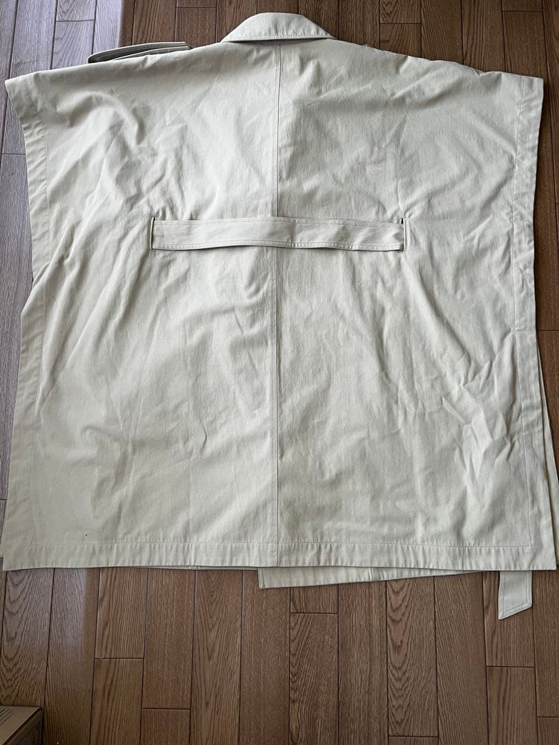 macphee コットンナイロンシャンブレー ケープコート