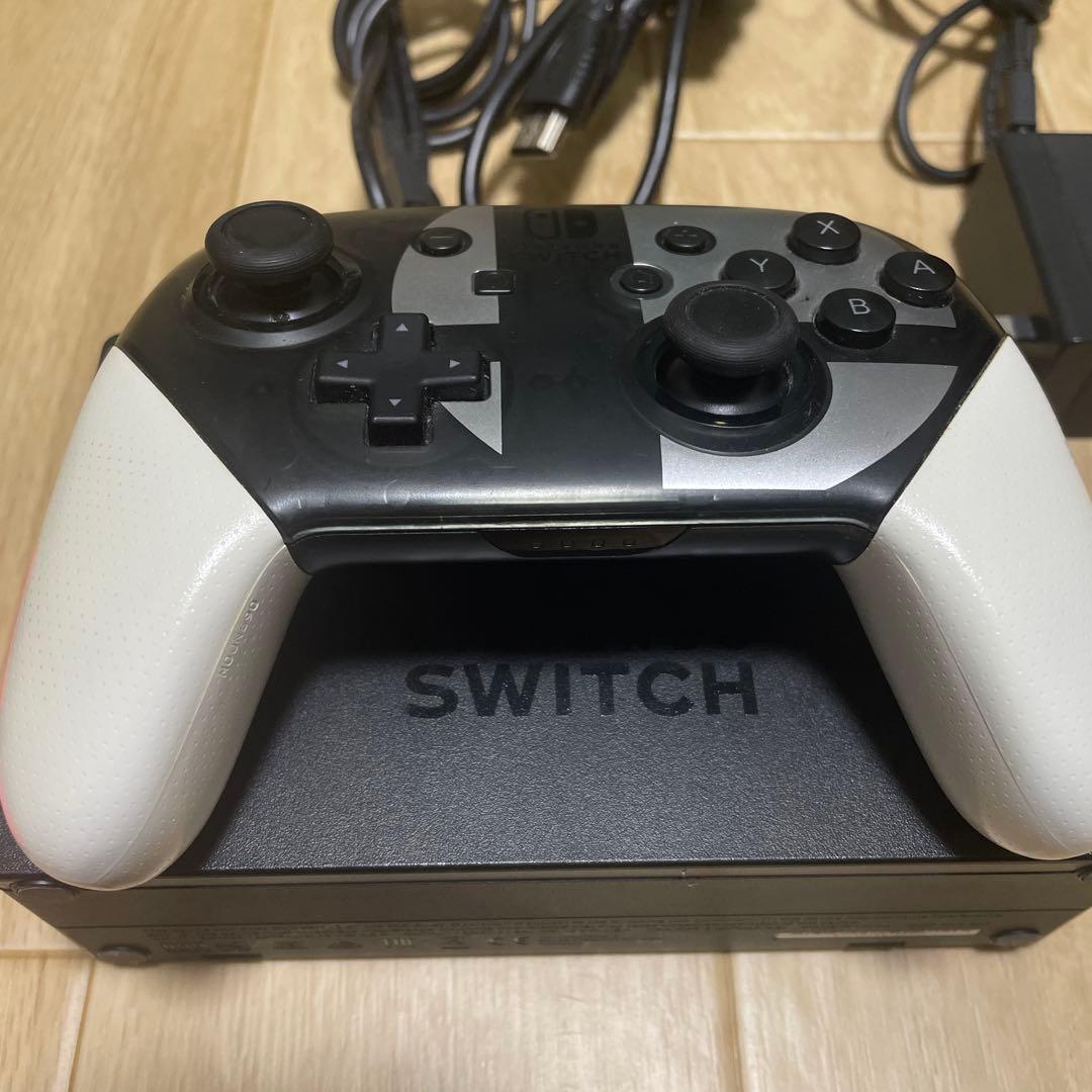 Nintendo Switch 本体 スマブラプロコンmicroSD 付き