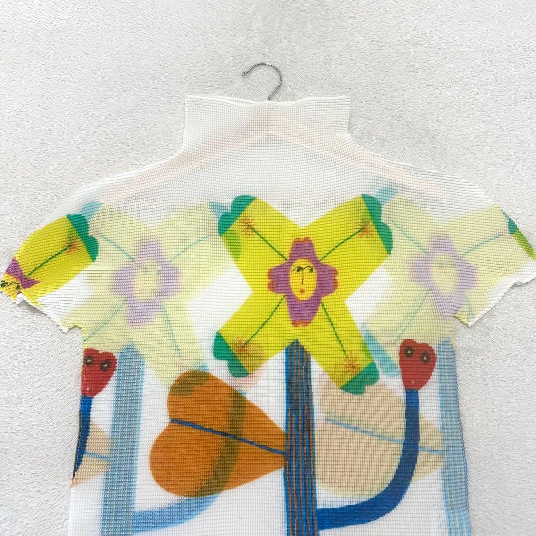 me ISSEY MIYAKE 25SS OHANA ハイネック半袖トップス 白
