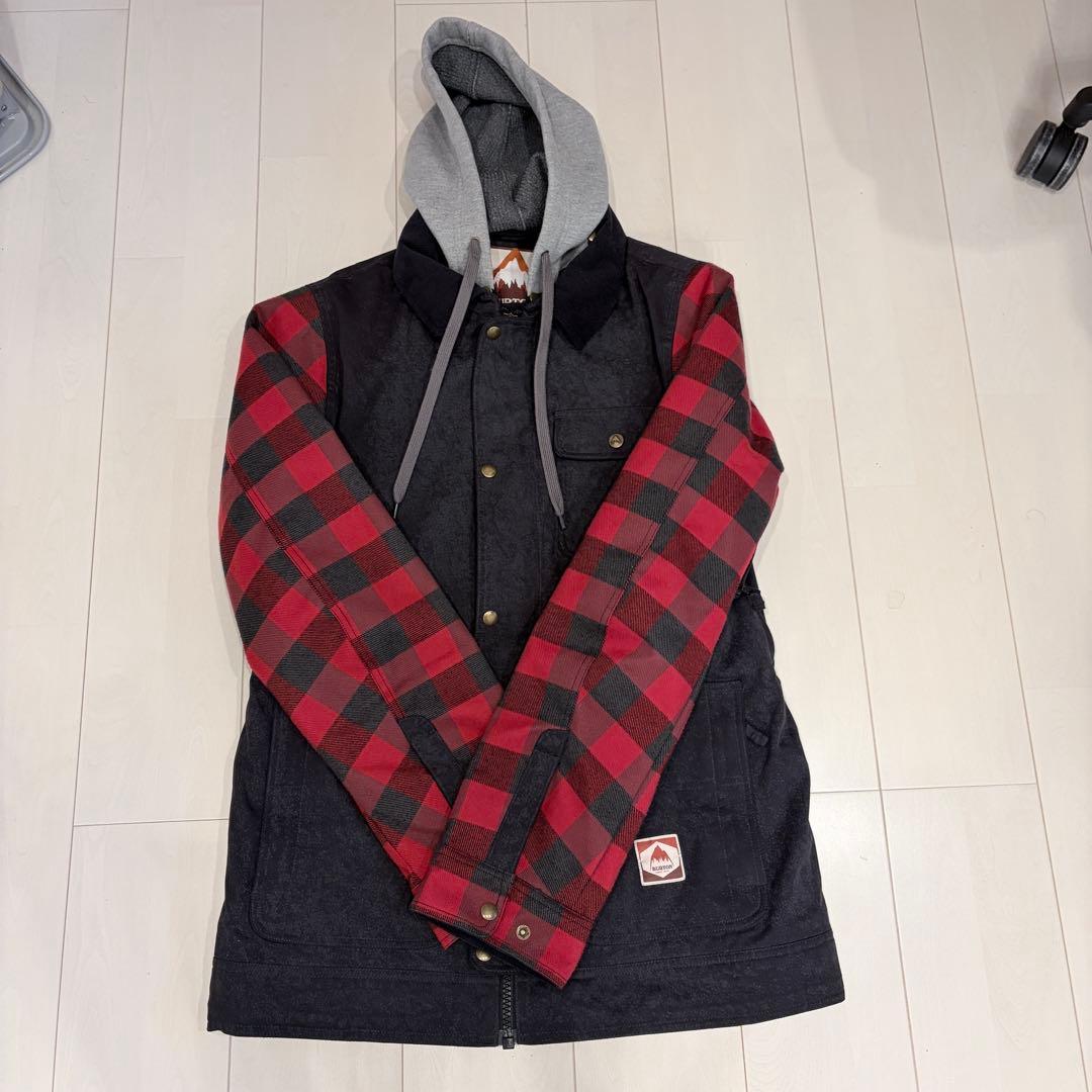 BURTON フード付きスノーボードジャケット Mサイズ 極美品