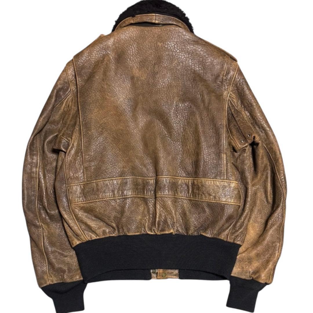 Schott 米国製 AT981 G-1 A-2 本革 フライトジャケット 40