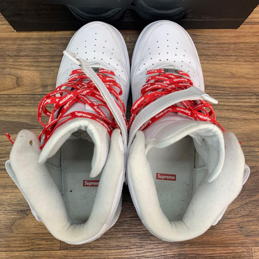 中古 Supreme × Nike Air Force 1 Mid