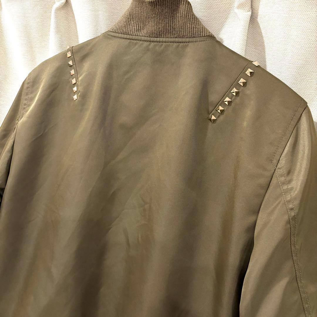☆定価30万☆VALENTINO ロックスタッズ MA-1 ブルゾン 46